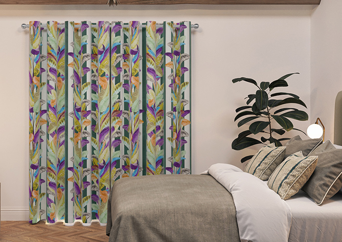 Palm Springs, Green Stripe - Made To Measure Curtains - Image 7